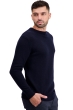 Cashmere men chunky sweater touraine first dress blue 3xl