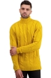 Cashmere men chunky sweater triton mustard xl