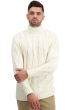 Cashmere men chunky sweater triton natural ecru s