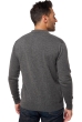 Cashmere men polo style sweaters tarn first dark grey 3xl