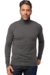 Cashmere men roll neck tarry first dark grey 2xl