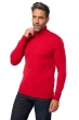 Cashmere men roll neck tarry first deep red 2xl