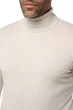 Cashmere men roll neck tarry first fluo white m