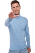 Cashmere men roll neck tarry first powder blue l