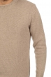 Cashmere men round necks bilal natural brown xl