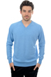 Cashmere men timeless classics gaspard azur blue chine 2xl