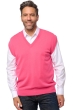 Cashmere men waistcoat sleeveless sweaters balthazar shocking pink 2xl