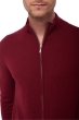 Cashmere men zip hood elton bordeaux 2xl