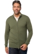 Cashmere men zip hood thobias first kaki 2025 s