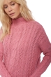 Yak ladies chunky sweater victoria pink 2xl