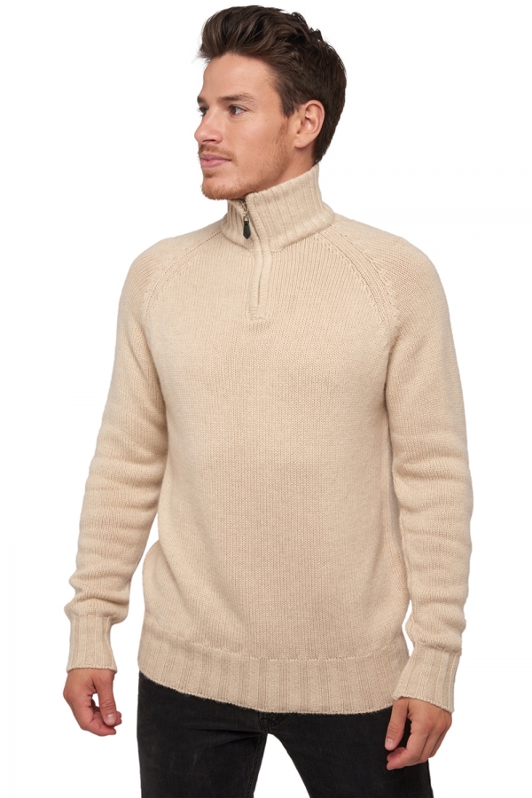  men chunky sweater natural viero natural beige xl