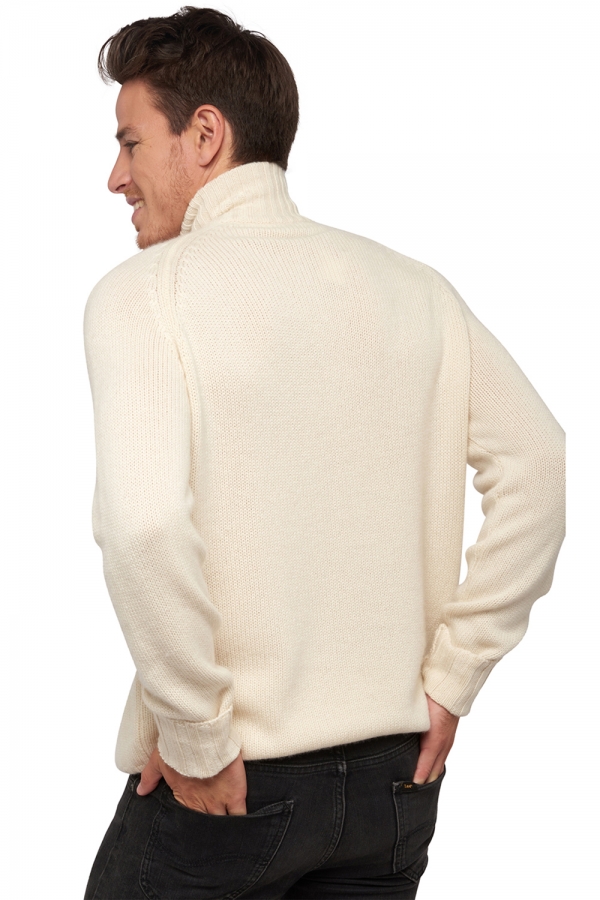  men chunky sweater natural viero natural ecru 4xl