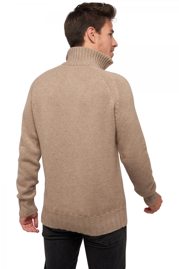  men chunky sweater natural viero natural stone 3xl