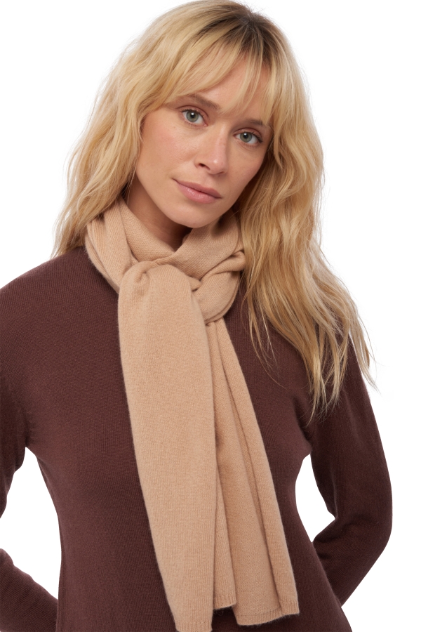 Cashmere accessories scarf mufflers ozone granola 160 x 30 cm