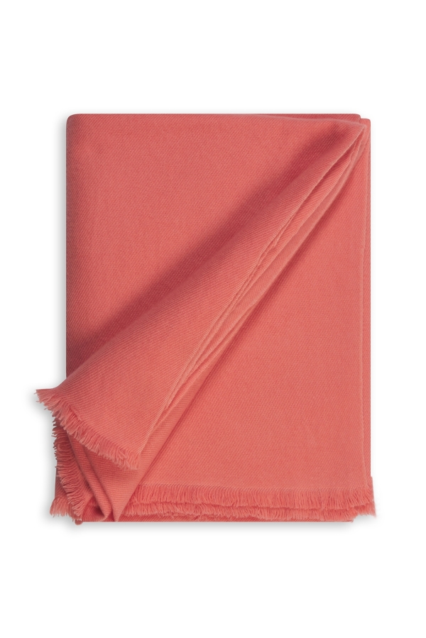 Cashmere accessories toodoo plain xl 240 x 260 peach 240 x 260 cm