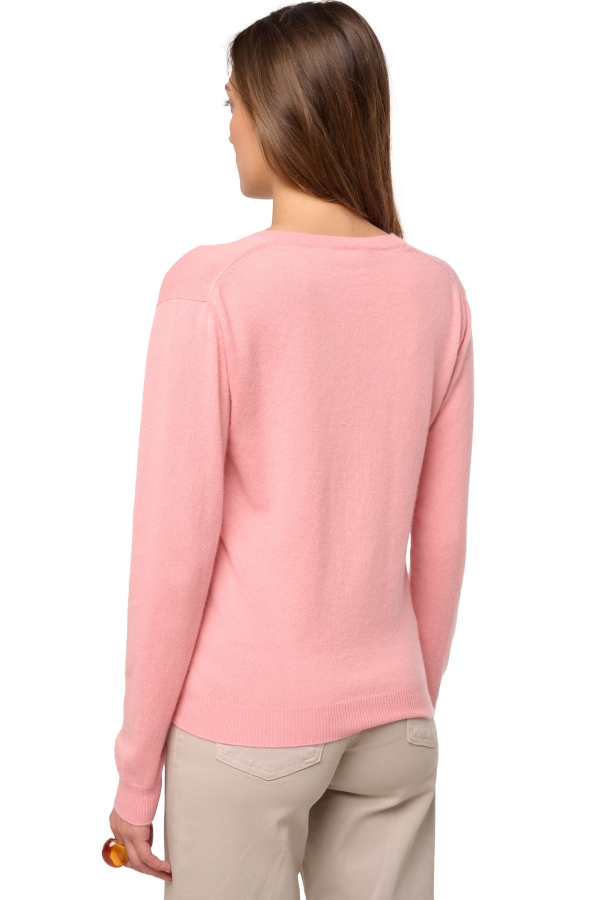 Cashmere ladies basic sweaters at low prices tessa first tea rose 2xl