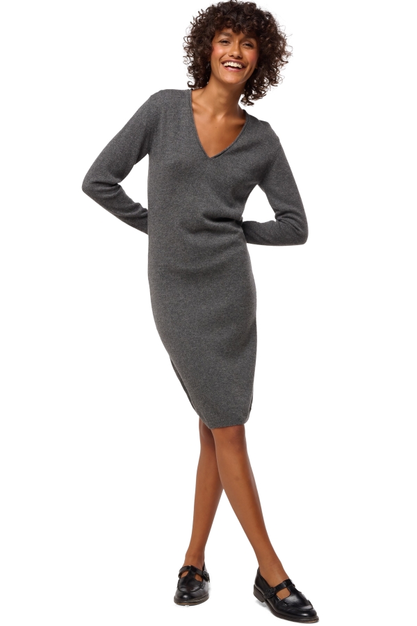 Cashmere ladies basic sweaters at low prices trinidad first dark grey xl