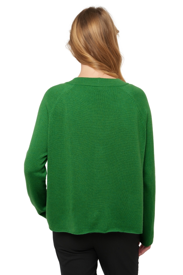 Cashmere ladies cardigans chana basil s1