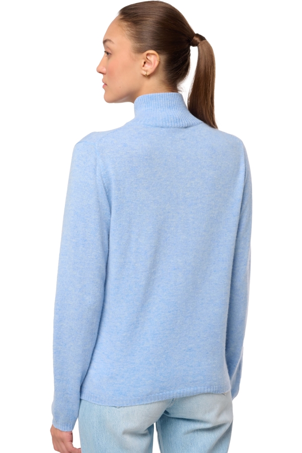 Cashmere ladies cardigans thames first powder blue 2xl