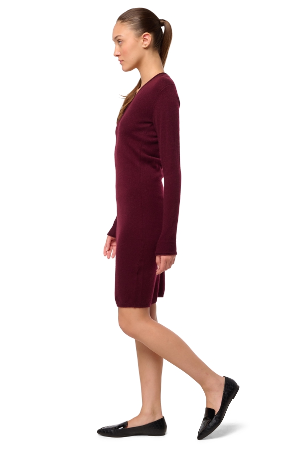 Cashmere ladies dresses trinidad first red wine xl