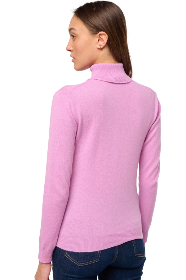 Cashmere ladies roll neck tale first winter rose 2xl