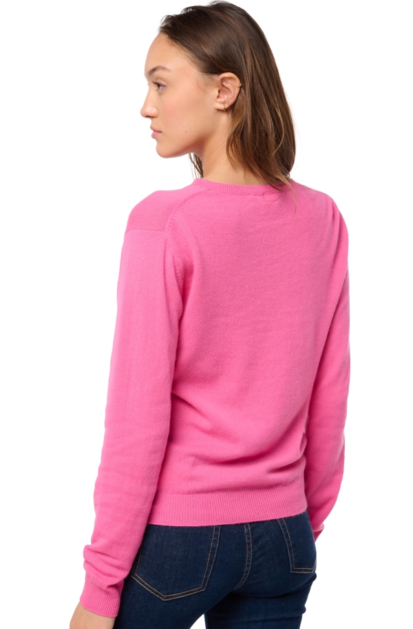 Cashmere ladies round necks thalia first flashy rose 2xl