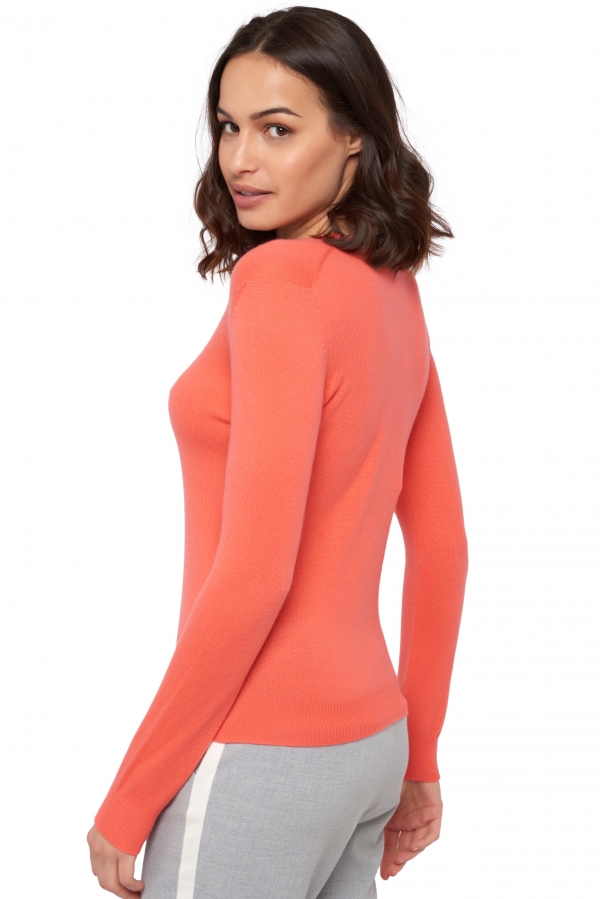 Cashmere ladies spring summer collection faustine coral xl
