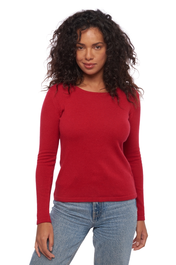 Cashmere ladies spring summer collection solange blood red xs