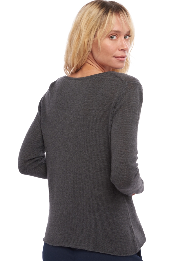 Cashmere ladies timeless classics flavie matt charcoal 4xl