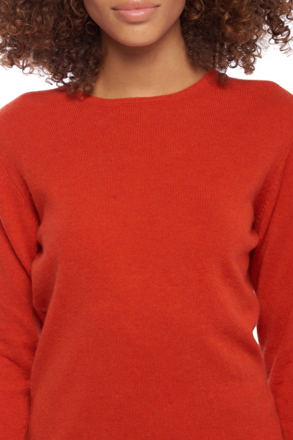 Cashmere ladies timeless classics line paprika xs