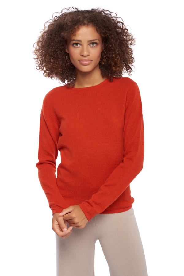 Cashmere ladies timeless classics line paprika xs