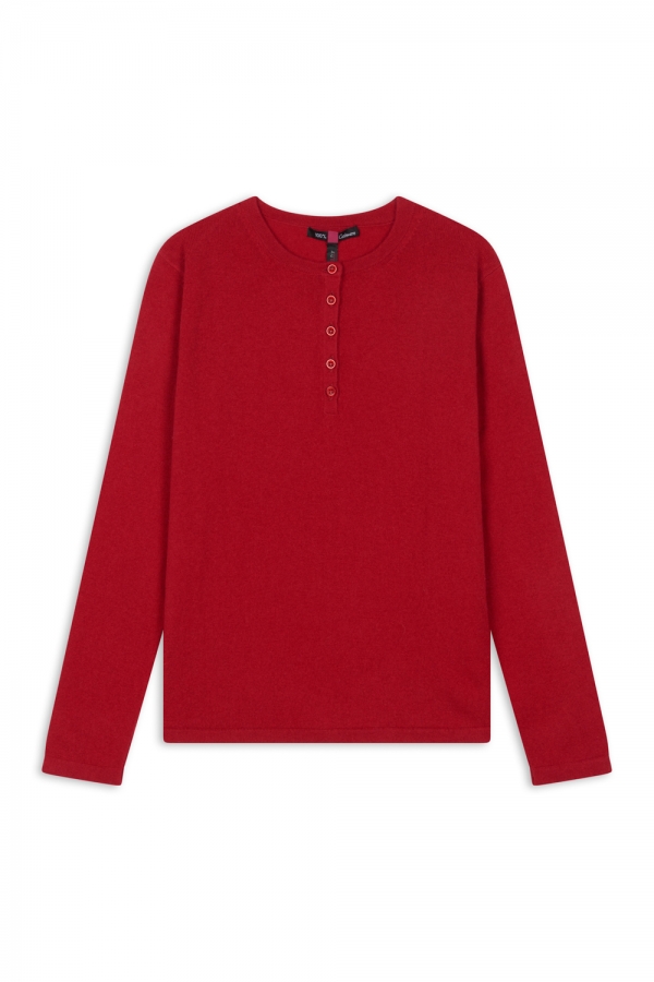 Cashmere ladies timeless classics loan blood red xl