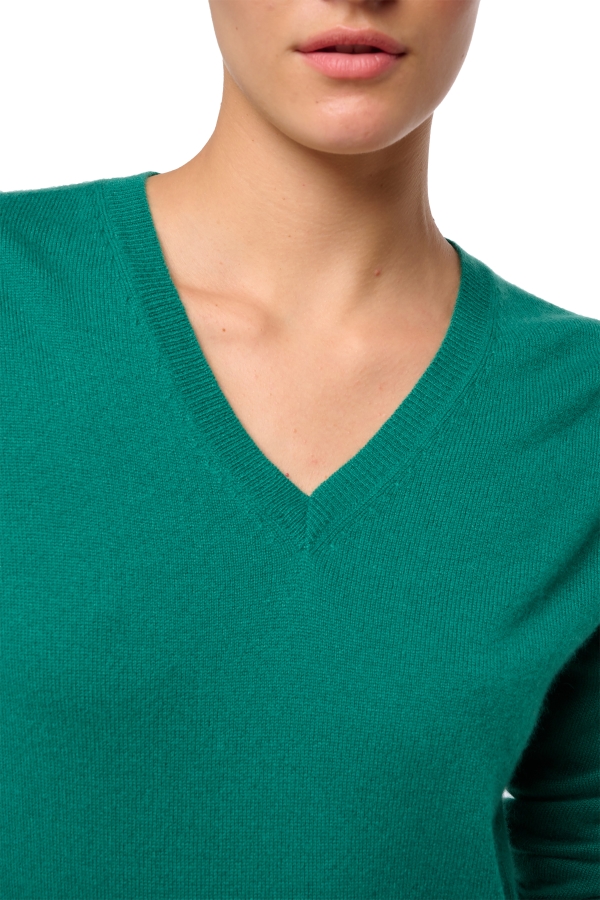 Cashmere ladies v necks tessa first botanical l