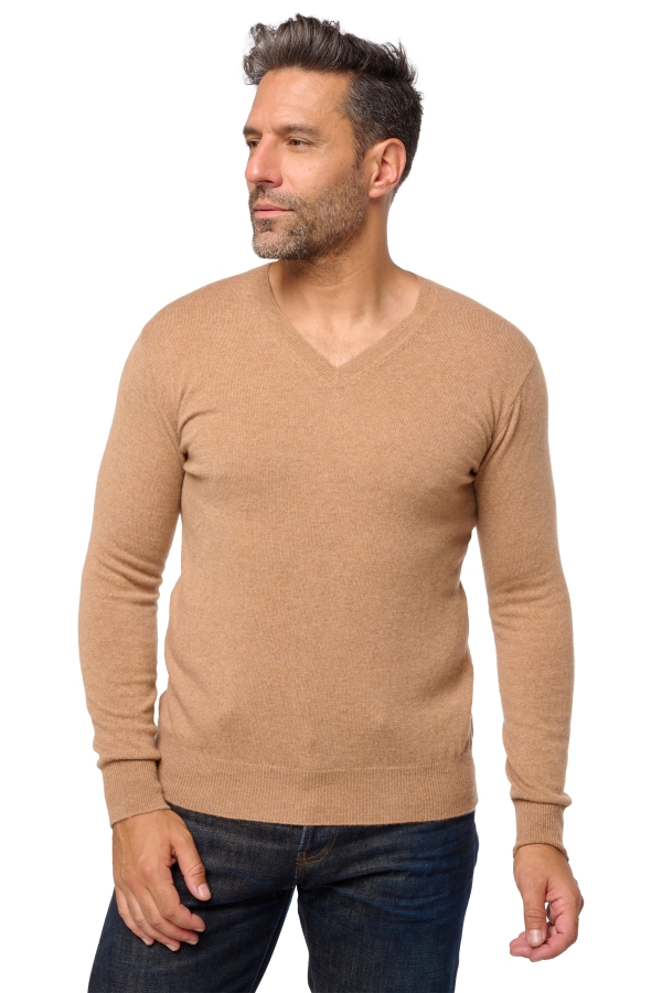 Cashmere men basic sweaters at low prices tor first african camel 2xl