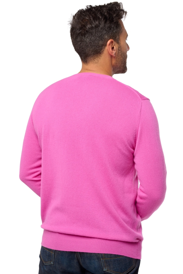 Cashmere men basic sweaters at low prices tor first magenta pink 2xl