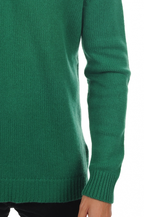 Cashmere men chunky sweater atman evergreen 3xl
