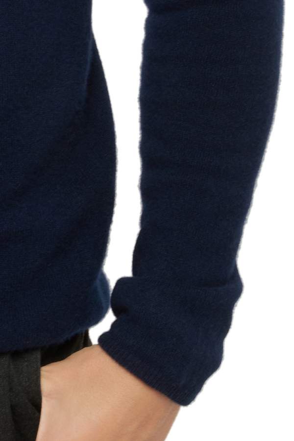 Cashmere men chunky sweater cilio dress blue basil 2xl