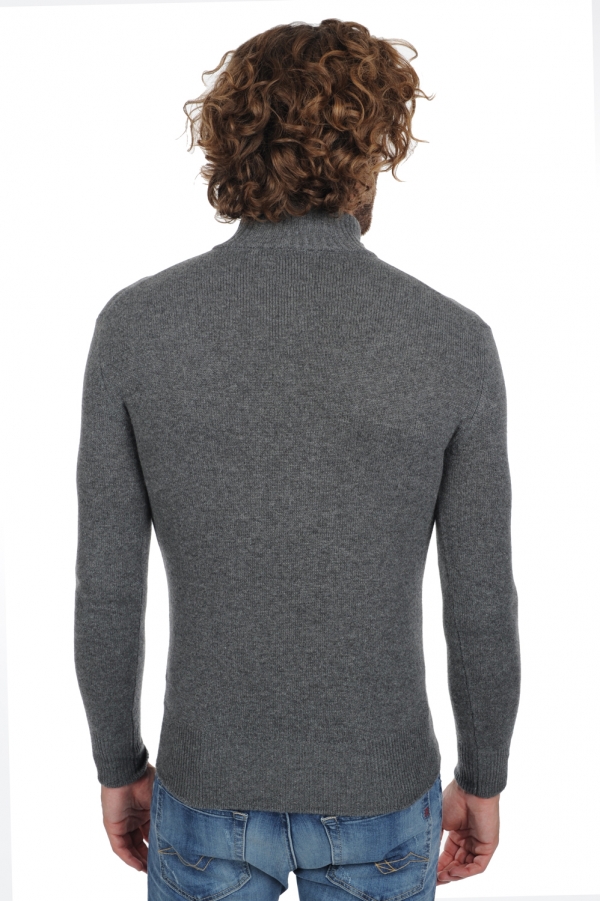 Cashmere men chunky sweater donovan premium premium graphite 4xl