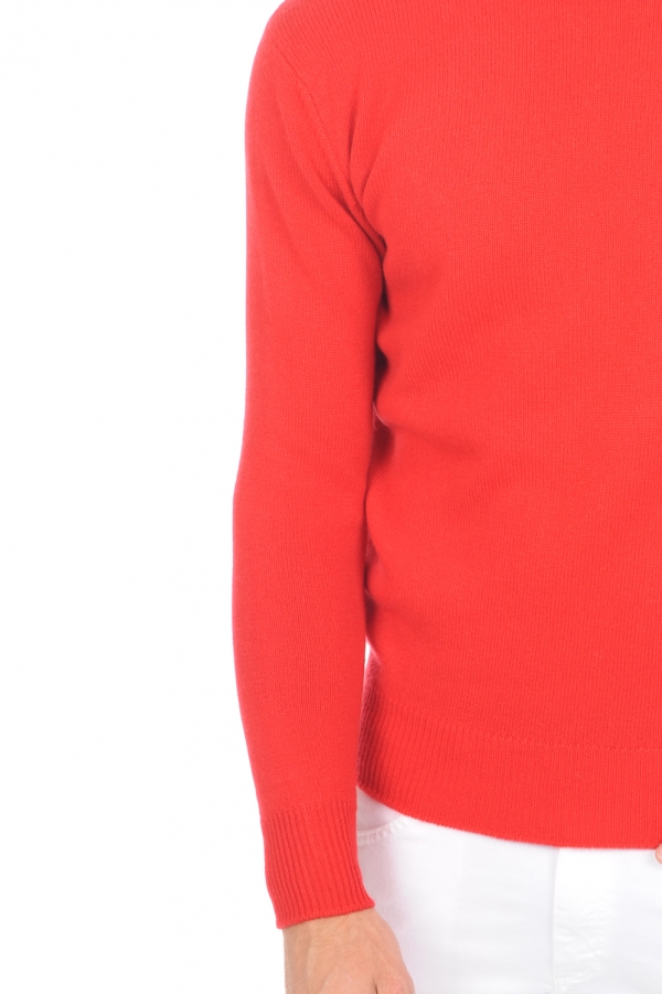 Cashmere men chunky sweater edgar 4f premium tango red xl