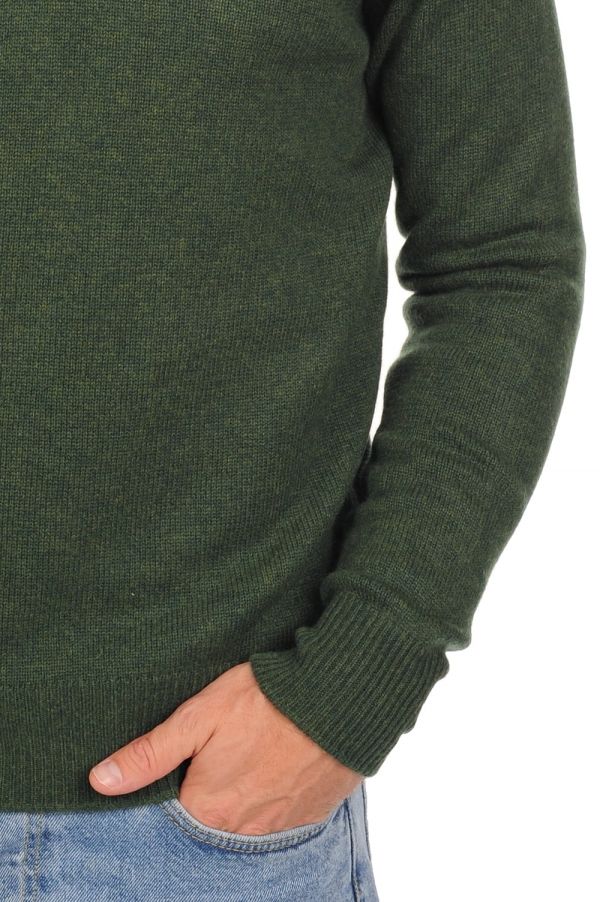 Cashmere men chunky sweater hippolyte 4f cedar 4xl