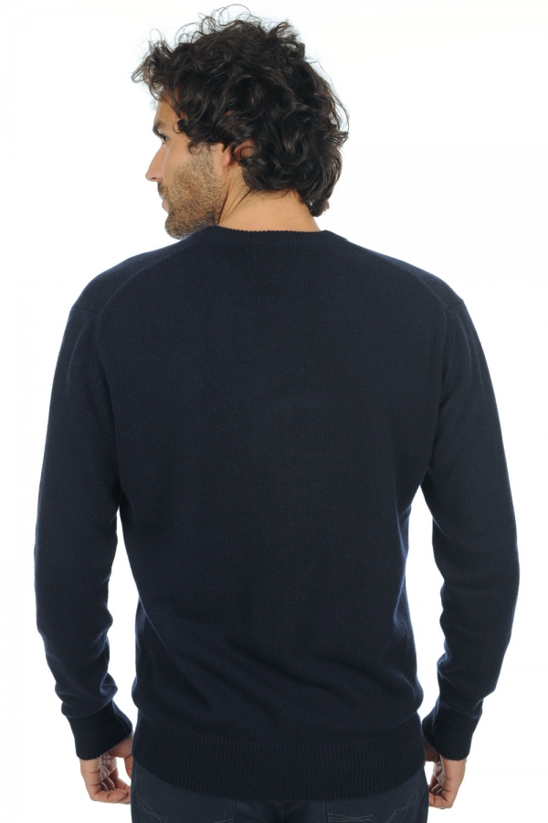 Cashmere men chunky sweater hippolyte 4f premium premium navy xl