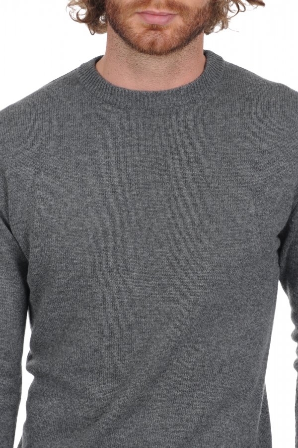 Cashmere men chunky sweater nestor 4f premium premium graphite 3xl