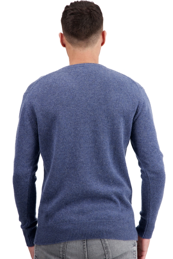 Cashmere men chunky sweater tour first nordic blue xl