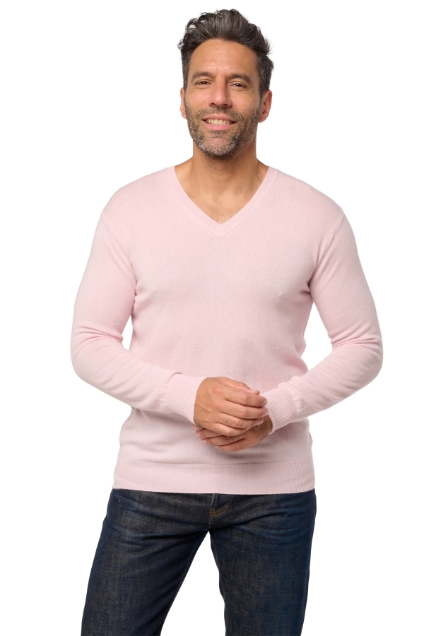 Cashmere men v necks tor first pale blossom s