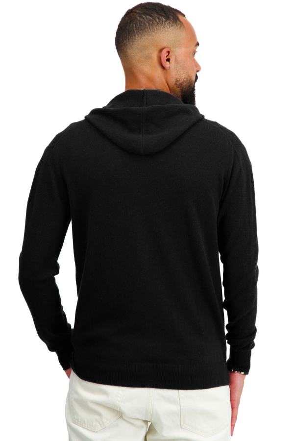 Cashmere men waistcoat sleeveless sweaters taboo first black m
