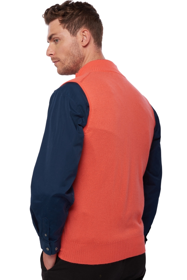 Cashmere men zip hood dali coral m