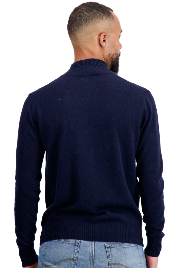 Cashmere men zip hood thobias first dress blue m