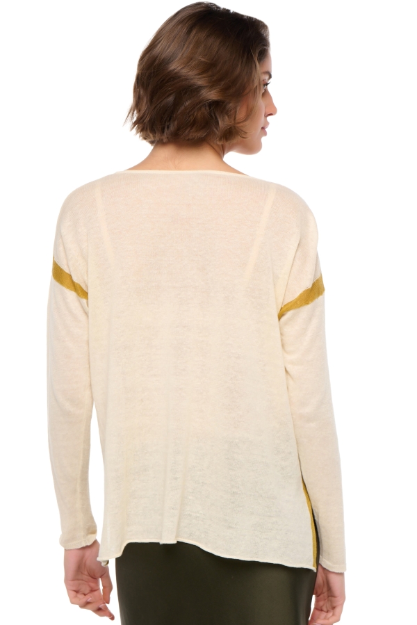 Linen ladies stephanie ivory curry m