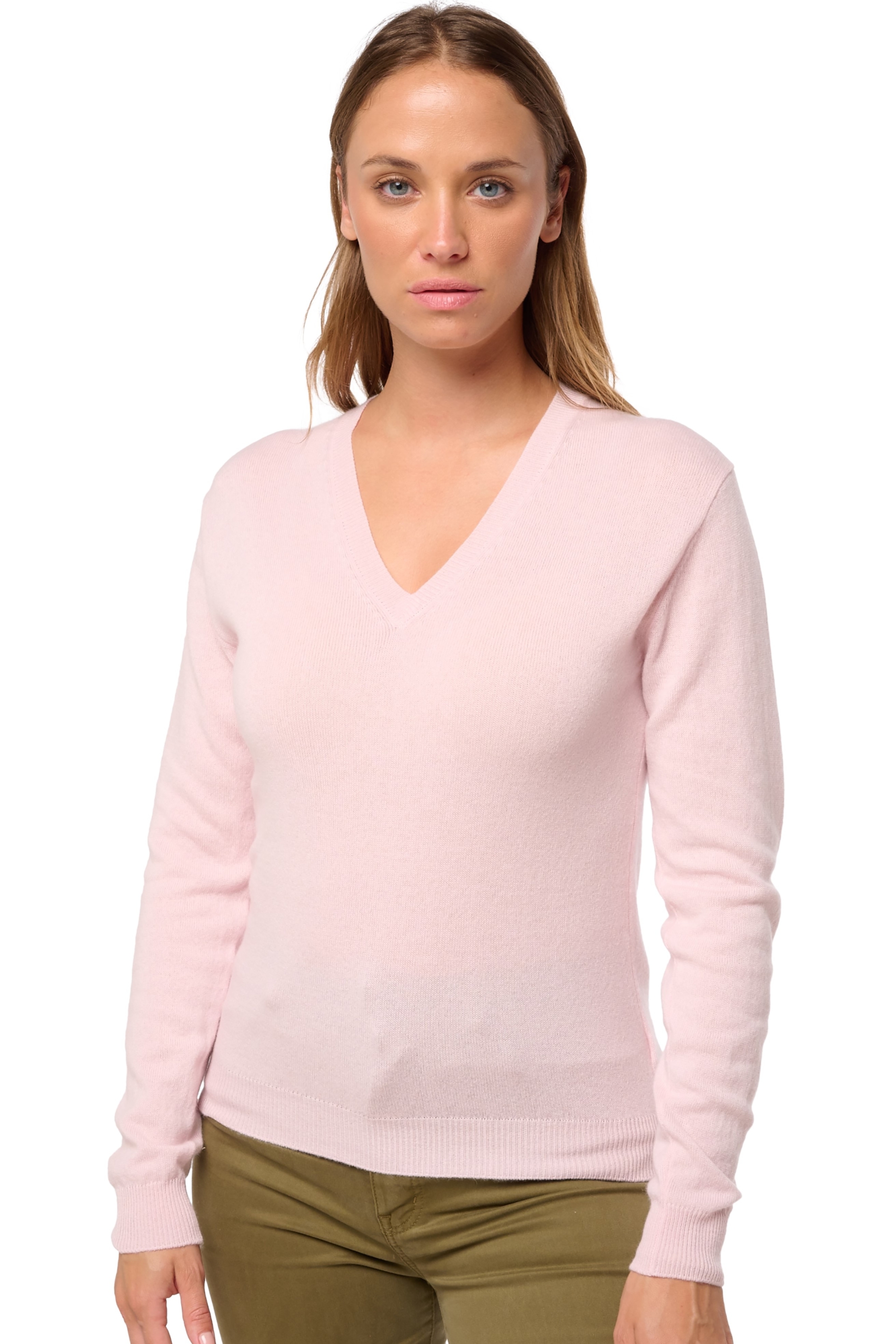 Cashmere ladies basic sweaters at low prices tessa first pale blossom xl