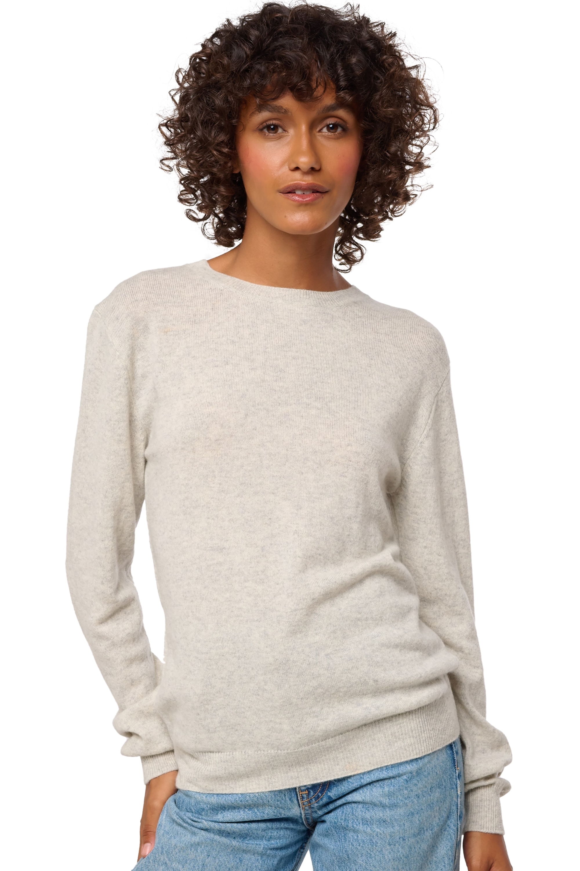 Cashmere ladies round necks thalia first blizard m